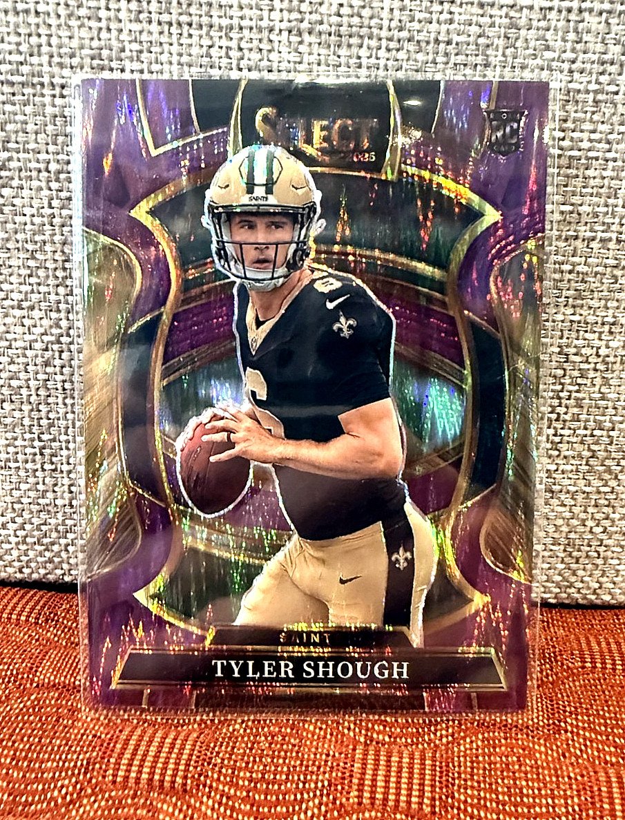 2025 Panini Select - Tyler Shough (RC) Purple Shock Prizm /699 #41