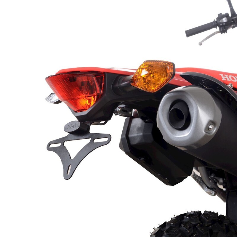 Support de plaque R&G Racing noir pour la randonnée tout-terrain en CRF300L