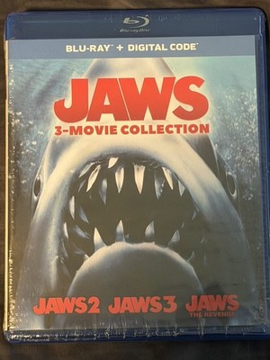 Jaws 2 / Jaws 3 / Jaws The Revenge Blu-ray Roy Scheider NEW