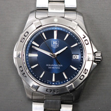 TAG Heuer AQUARACER Stainless Steel Blue Dial Men's Watch WAP1112 4