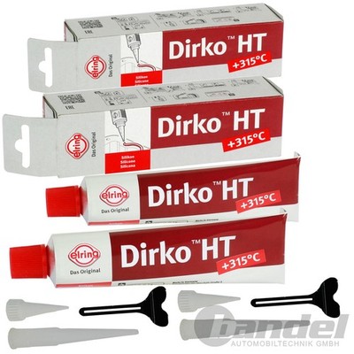 2x 70ml ELRING DIRKO HT ROT DICHTMASSE DICHTMITTEL MOTORDICHTMA