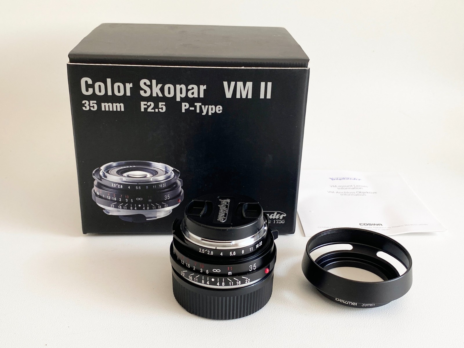 Voigtlander Color Skopar 35mm f/2.5 P Type II Leica M Mount