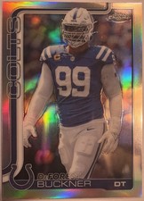 DeForest Buckner 2025 Topps Chrome Football Refractor #133 Colts