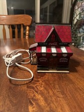 1995 Coca Cola Stained Glass Corner Store The Franklin Mint Nice