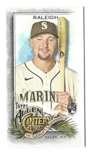 2022 TOPPS ALLEN & GINTER - #178- CAL RALEIGH MINI ROOKIE CARD (RC) MARINERS. rookie card picture
