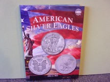 2004 To 2021 American Silver Eagles In Binder (minus 2013 Coin). 18 Coins Total.