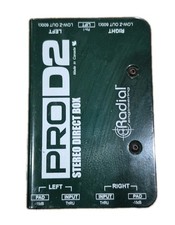 Radial Engineering ProD2 Stereo Passive Direct Box Pro DI Pro D2