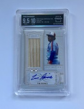 2020 Definitive Collection Tim Raines Autograph Bat Relic /50 Arena Club 9.5/10