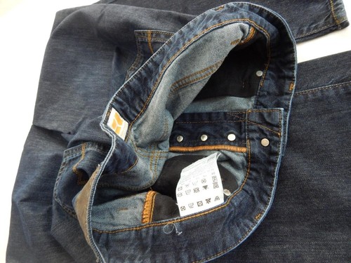 Hugo Boss BO1 Jeans Straight Blue Waist 32 Leg 32 W32 L32 Button Fly (Q6893) - Picture 8 of 10