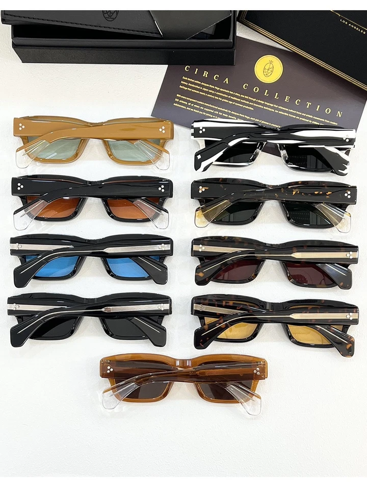 Очки солнцезащитные квадратные JACQJMMJEFF из ацетатного волокна простыня защита от ультрафиолета - Изображение 2 из 4