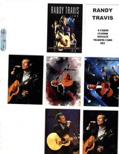 RANDY TRAVIS    CUSTOM   NOVELTY TRADING CARD 6 CARDS   SET