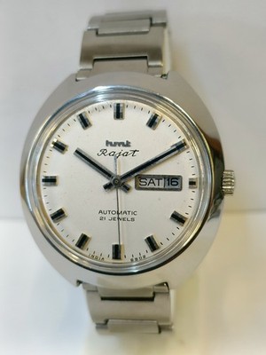 HMT RAJAT 21J AUTOMATIC WHITE DIAL INDIA MEN'S WORKING CONDITION