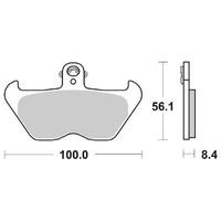 BremsbeläGe Vorne SBS 703 Hs BMW R Rt (259) 850 1998 2000