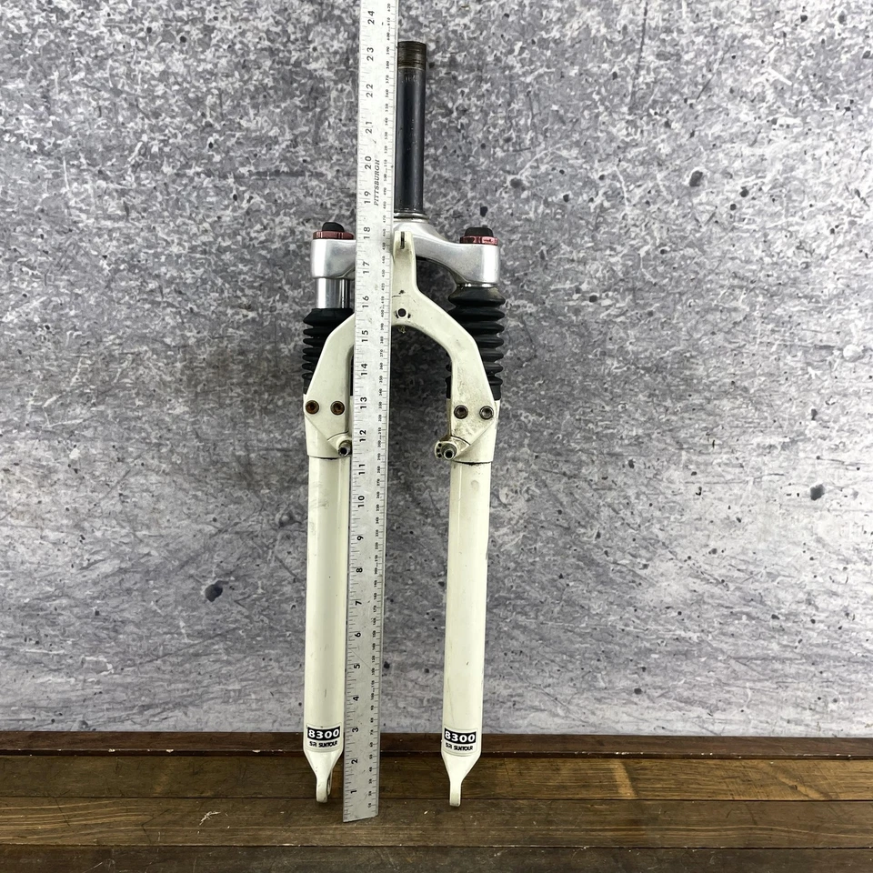 SR Suntour 8300 700c Suspension Fork 1in Threaded Hybrid Canti Boss 5" SHORT - Image 3 of 4