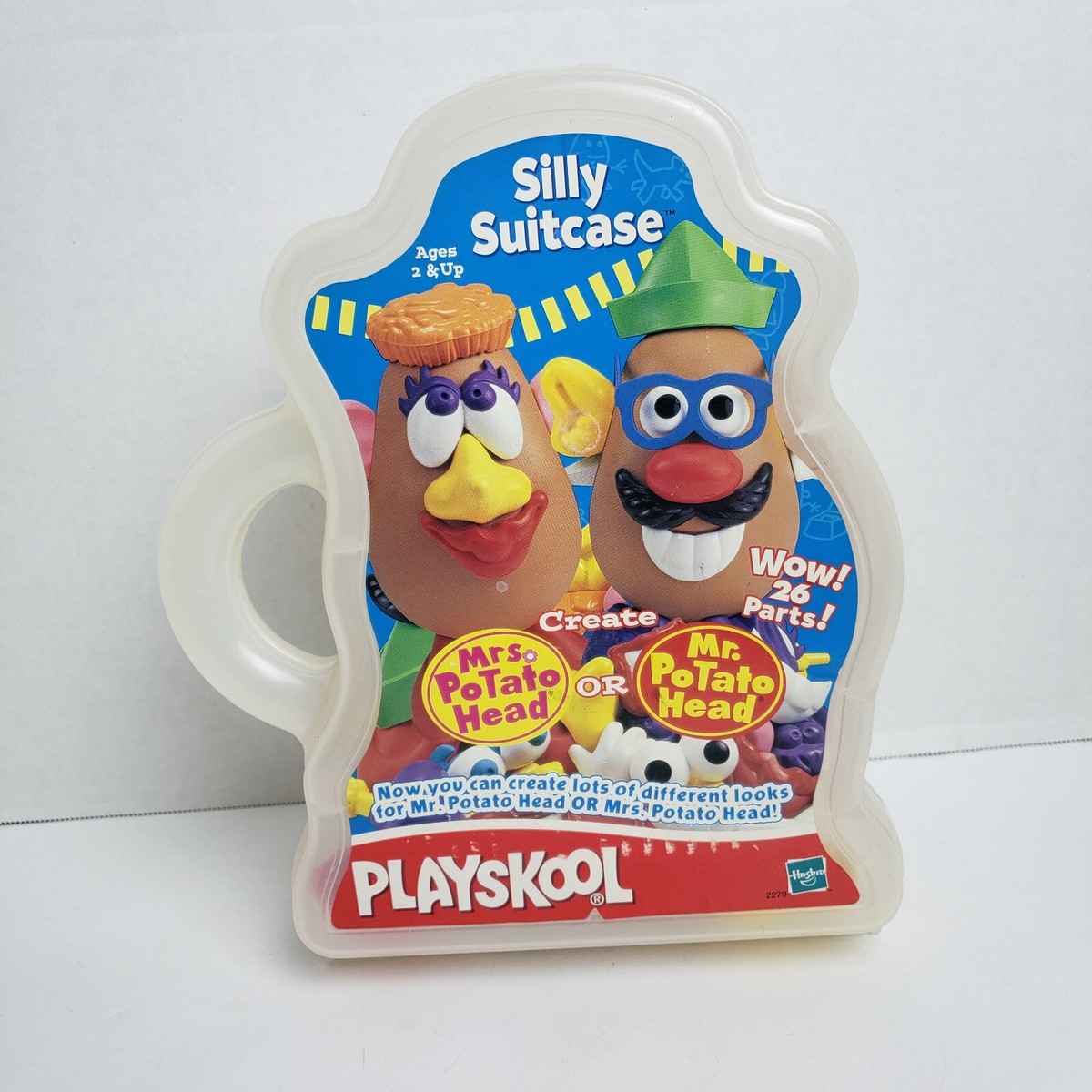 2000 ~ Playskool Hasbro Mr & Mrs Potato Head Silly Suitcase