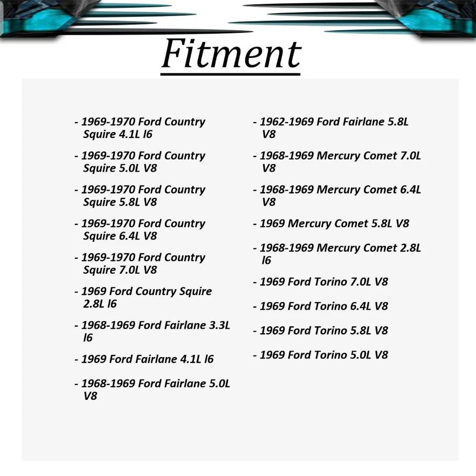 Cilindro de roda de freio dianteiro traseiro para Ford Fairlane 1962 1966 1967 1968_CB - Imagem 3 de 4