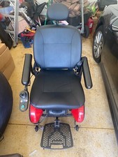 Used Red jazzy elite hd power wheelchair