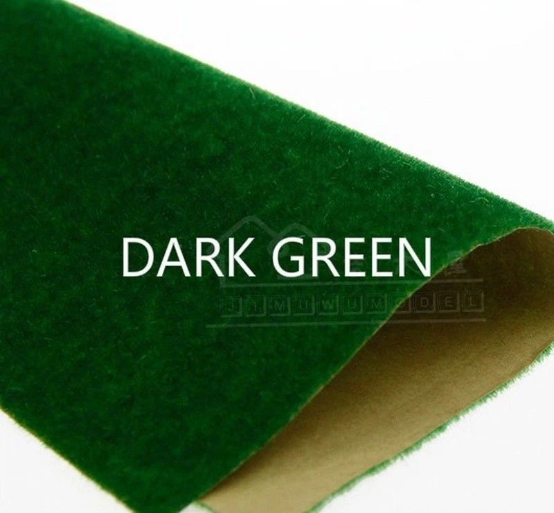 Fake Grass Turf Lawn Adhesive Paper Faux Landscape Mat Miniature Model Layout - Image 3 of 4