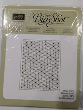 Stampin Up Embossing Folder, Snow Burst, new in package, retired