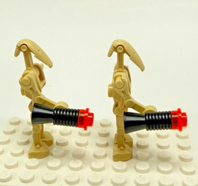 LEGO Star Wars -  2 Battle Droid Tan Minifigure - sw0001b - 7654