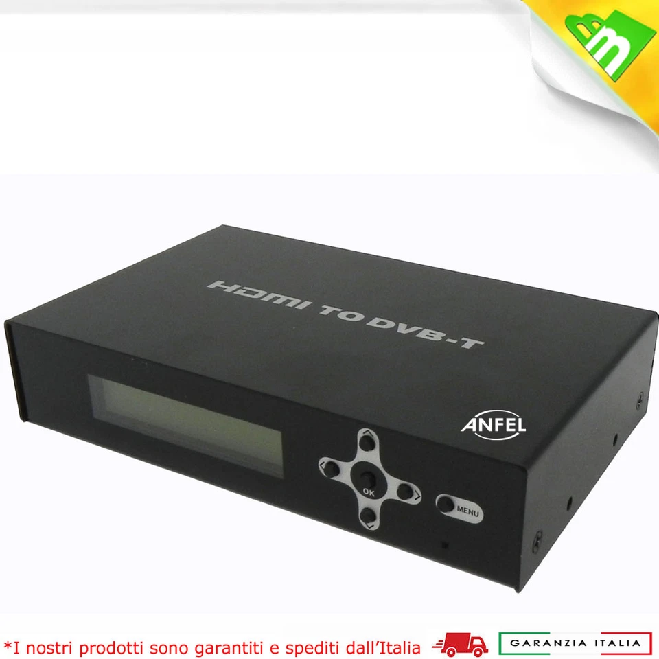 Modulatore Video HDMI uscita RF Digitale Terrestre DVB-T FULL-HD 1080P CON IR CA - Immagine 4 di 4
