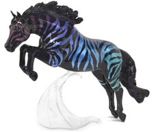 Breyer 10066 Zulu 2024 Fall Decorator Traditional 1:9 rainbow zebra jumping pony