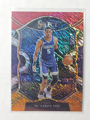 正規品，お買い得 2020-21 Panini select De\'Aaron Fox シルバープリズム　/99 直筆サインカード Auto Panini Prizm sacrament kings フォックス