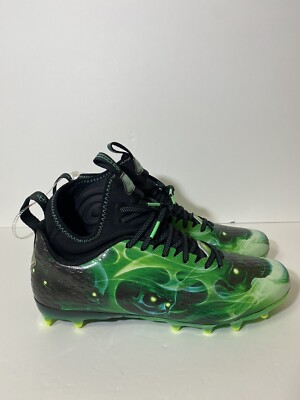 Under Armour Spotlight Lux MC LE Slime Green Black Football Cleats Men’s Sizes s-l400.jpg main image 3