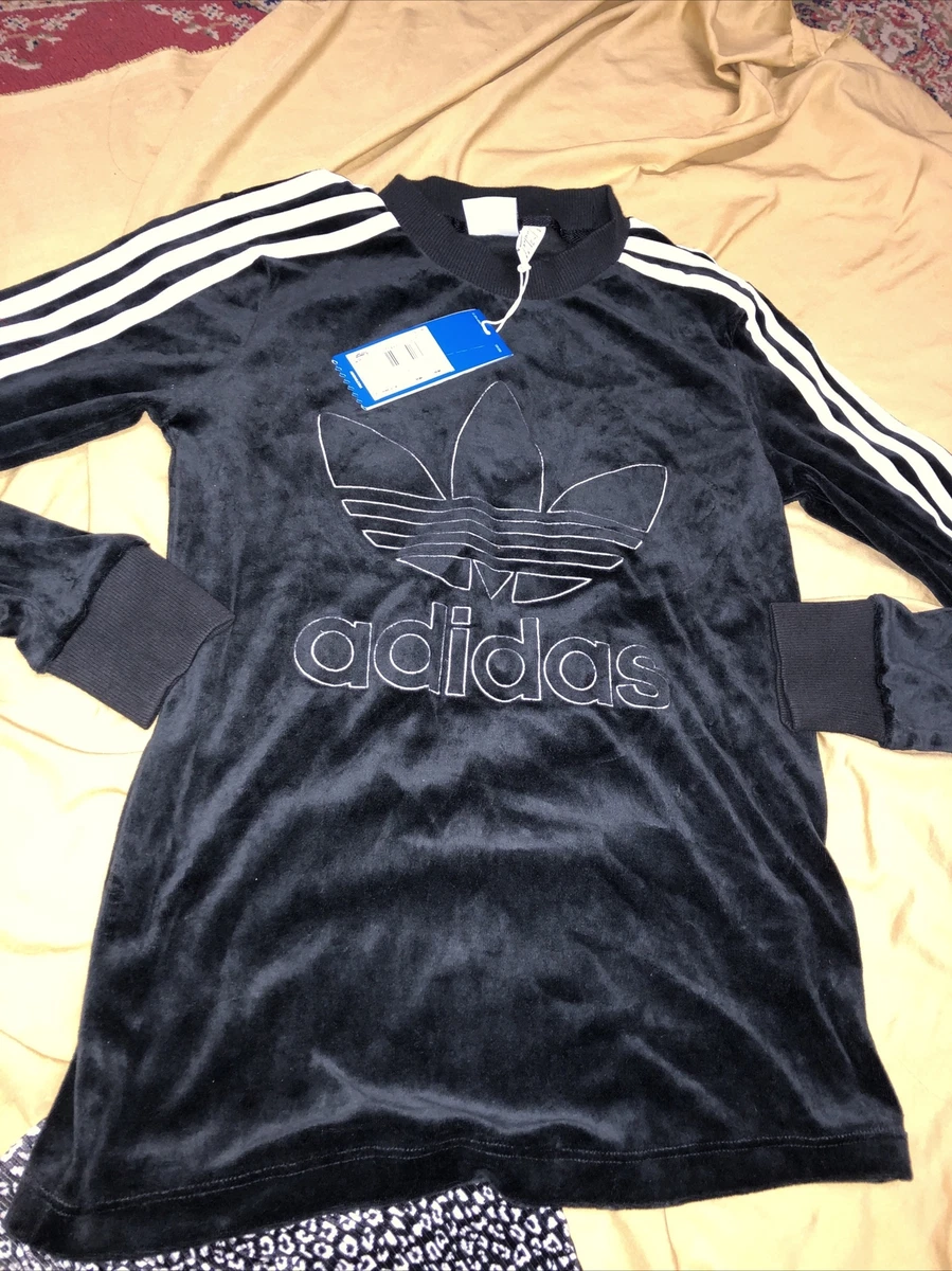 Adidas velvet long sleeve cheap