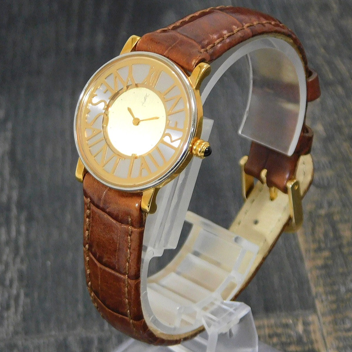 Yves Saint Laurent 5420-F41264Y YSL Gold Plated Quartz Ladies