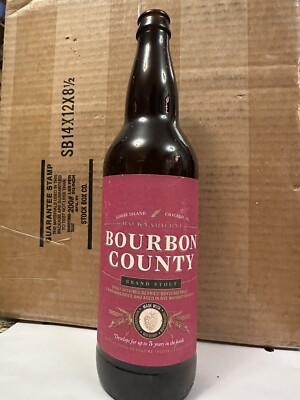 Original Goose Island Bourbon County Stout Backyard Rye Empty Bottle Bcbs Bcs