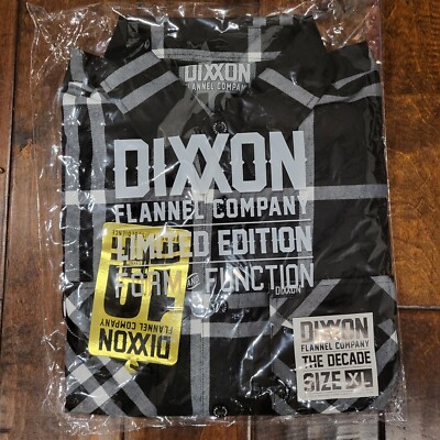 BNIB Dixxon Flannel Mens ''The Decade'' XL LIMITED EDITION Flannel SOLD OUT