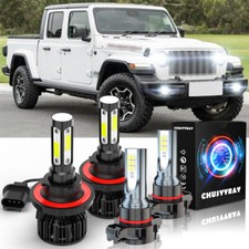 For Jeep Gladiator 2020-2023 Combo 6000K Fron...
