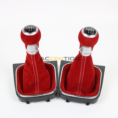 5/6 Speed Gear Shift Knob With Boot For VW Scirocco 2009-2014 EOS 2006-2011