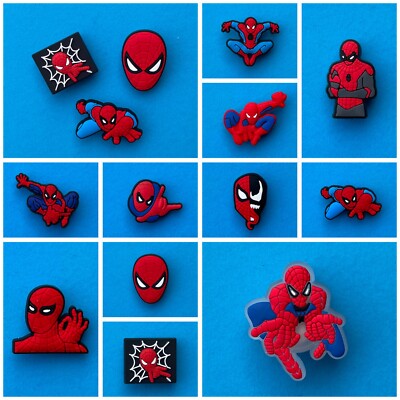 Schuhstecker/Shoe Charms/Anstecker für Clogs für SPIDERMAN*/SPINNE* Fans