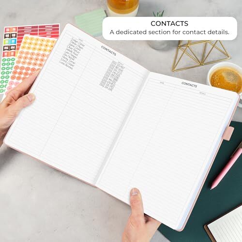 Appointment Book – Hourly Schedule Planner with 15 A4 (8.3" x 11") Rose Gold - Picture 5 of 6
