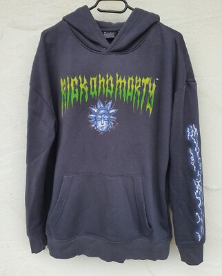 Erwachsenen Teenie Damen Herren Pullover Rick And Morty Wie Neu Gr.S Hoodie 1378