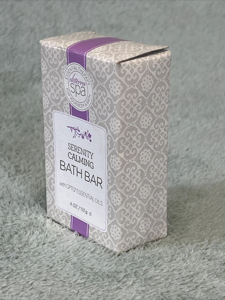 Barra de baño calmante doTERRA spa Serenity con aceites esenciales CPTG nueva sellada en caja Foto 4 de 4