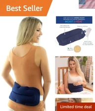 Bed Buddy Back Wrap - Microwave & Freezer Pain Relief Heating Pad 7.5" x 20.75"