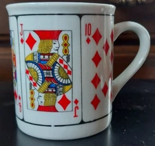 Jobar Royal Flush Diamond Cards Coffee Mug