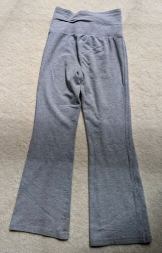Justice Pants Girls Size 8 (24" Length) Gray Activewear Cotton Blend Wide Leg - Picture 2 of 7