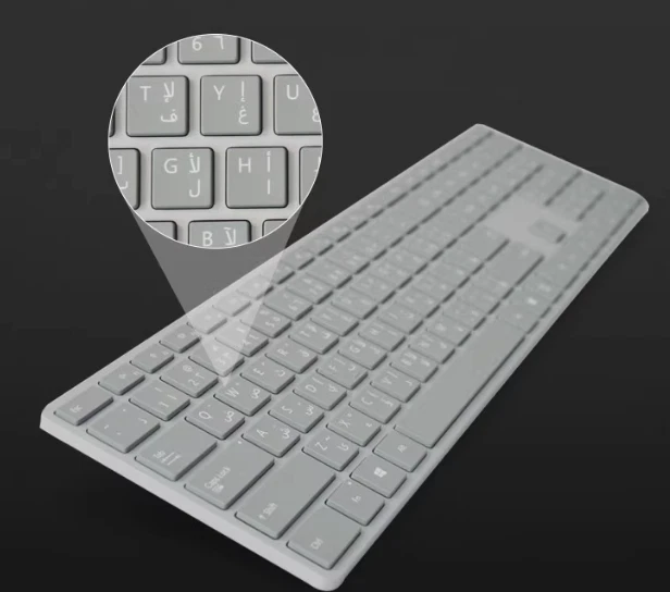 Microsoft Surface 3Yj-00022 Bluetooth Keyboard - Grey(Arab version) - Image 2 of 2