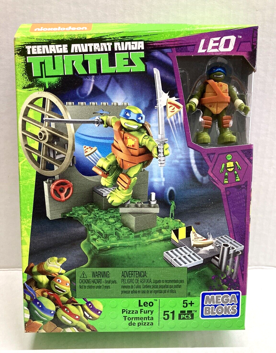 2016 - TEENAGE MUTANT NINJA TURTLES - MEGA BLOCKS - LEO PIZZA FURY
