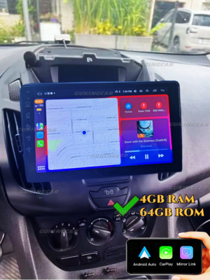 64G Carplay Car Stereo Radio Android14 GPS FM For Ford Transit Connect 2014-2018