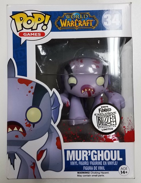 Funko Pop World of Warcraft Mur'ghoul Vinyl Figure Blizzcon 2014 34 for sale online | eBay