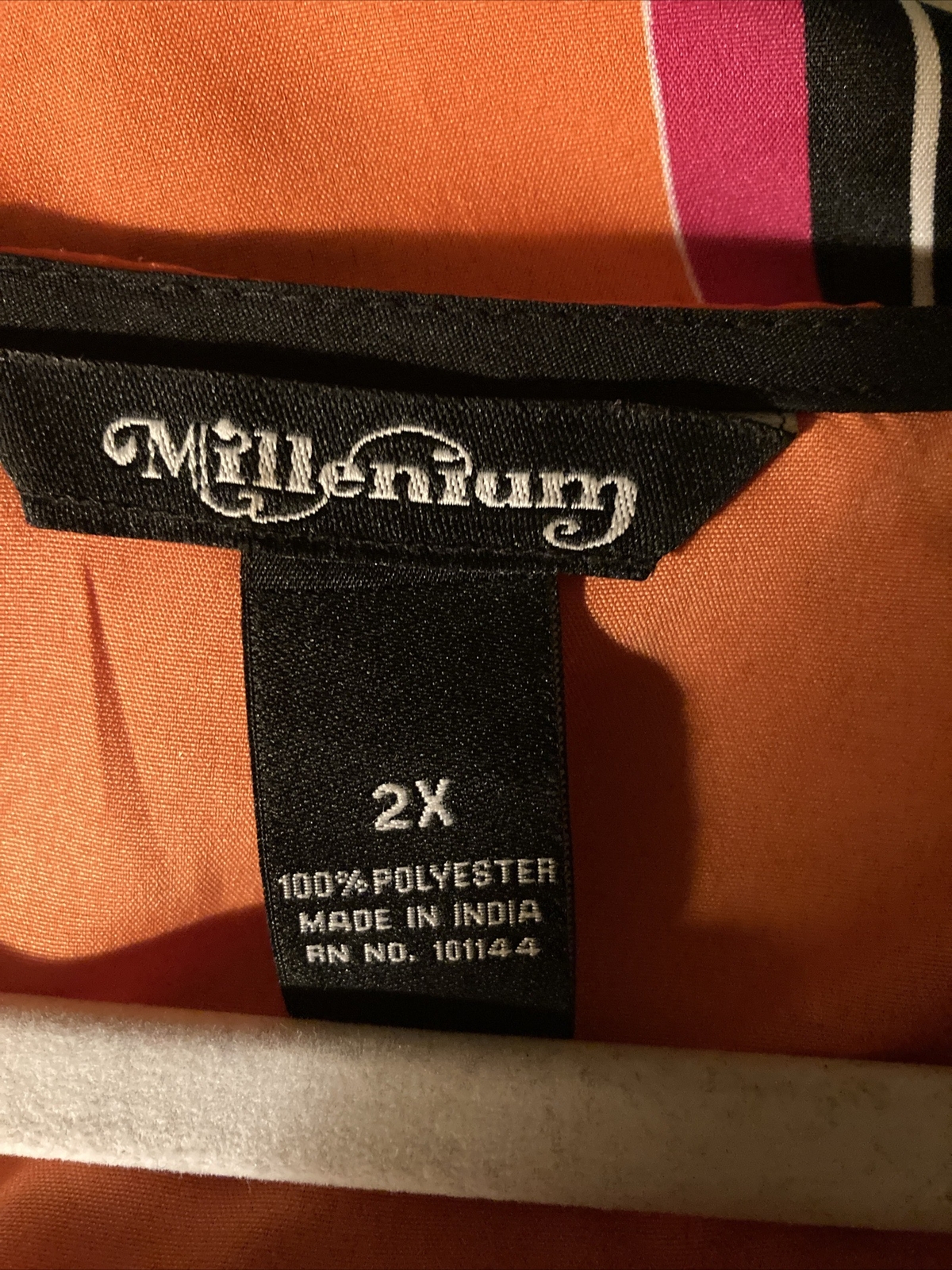 Millenium Women’s Multicolored Square Sleeves Str… - image 7