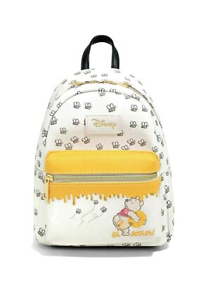 Winnie The Pooh Bees & Honey Mini Backpack & Winnie Keychain 