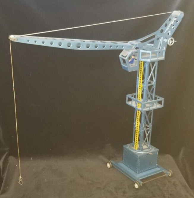 Vintage Steel Harbor Crane -  Joustra - Made in France 23"