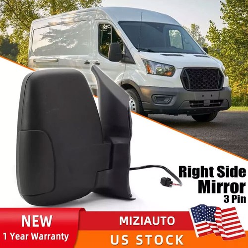 Passenger Right Side Door Mirror For Ford Transit 150 250 350 350 HD 2014-2022