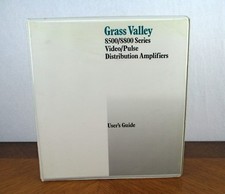 Grass Valley 8500 / 8800 Series Video/Pulse Distribution Amplifiers User's Guide